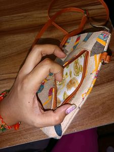 Sling Bags With Warli Painting