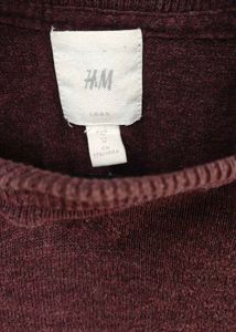 Men's Maroon Crewneck Sweater