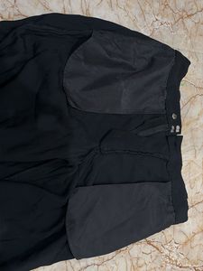 Black Wide-Leg Trousers