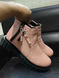 Chunky Sole Pink Boots