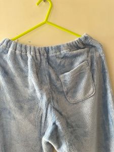 Blue Fuzzy Lounge Pants