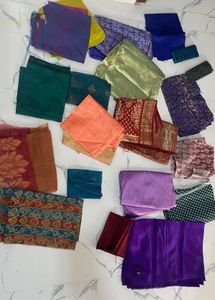 Assorted Indian cloth pieces