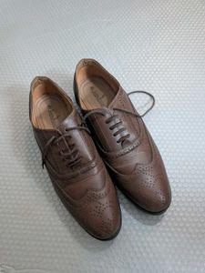 Classic Brown Leather Brogues