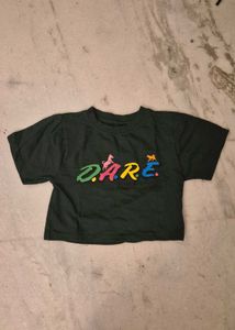 DARE Graphic Crop Top