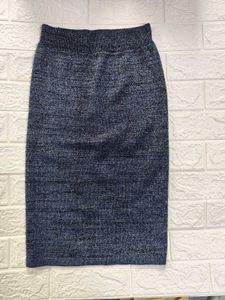Shimmer Knit Pencil Skirt