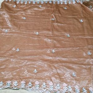 Heavy Embroidery Work Unstitched Suit