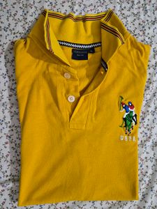 Original US Polo Assn Yellow T-Shirt 🔥