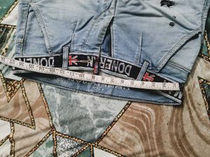 Stylish Distressed Light Wash Jeans