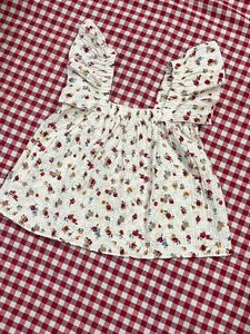 Floral Ruffle Sleeve Top