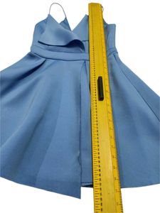 Made In Romania Chic Blue Fit and Flare Dress