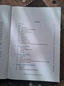 NCERT mathematics textbook for class 11