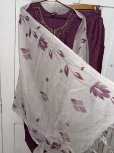 Beads And Stone Work Kurta set