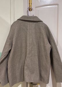 Stylish Taupe Cropped Jacket