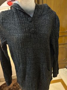 Stylish Knit Hoodie