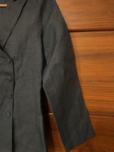 Chic Teal Blue Blazer