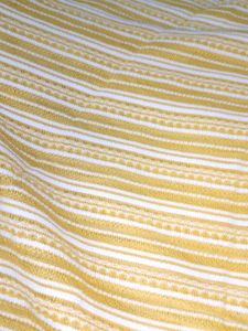 Yellow Striped Knit Cardigan