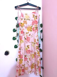 Floral Print Slip Dress
