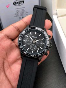 FOSSIL BLACK PREMIUM QUALITY MENS WATCH