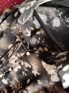 Floral Print Collared Button-Up Shirt