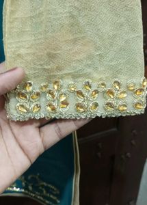 Designer sharara with Embroidered Blouse