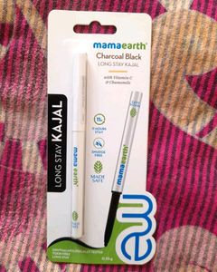 mama earth Charcoal Black Long Lasting Kajal