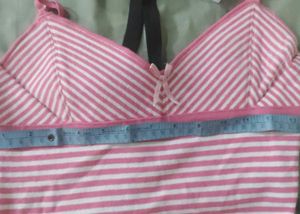 Cute Pink Striped Cami Top