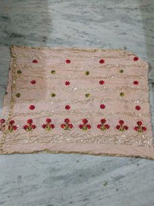 Designer Dupatta with Sequins and Embroidery