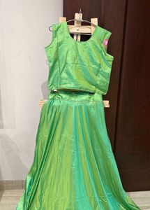 Brand New Green Embroidered Lehenga Choli