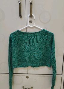 Emerald Green Patterned Dress