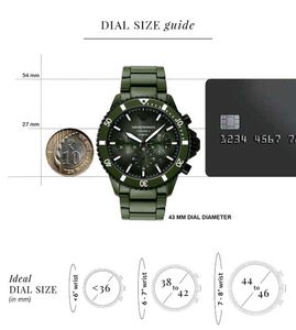 Emporio Armani Green Ceramic AR70011