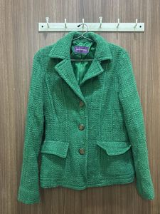 Dana Buchman Green Textured Jacket