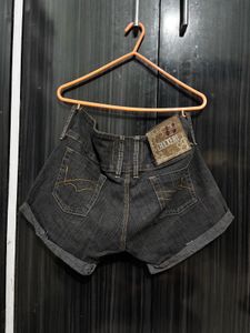 Women's Cuffed Denim Shorts