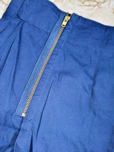 Blue skirt