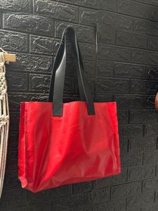 Vibrant Red Tote Bag