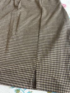 Houndstooth Crop Top &amp; Skirt Set