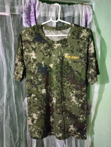 Length 27half,Men's Camouflage T-Shirt