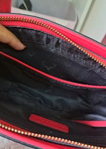 Allen Solly Red Handheld/ Sling Bag