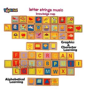 Wooden Alphabet &amp; Picture Blocks