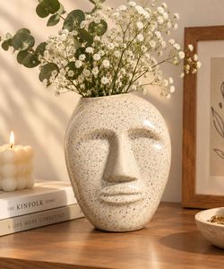 Unique Face Ceramic Showpiece