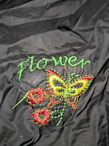Embroidered Puffer Jacket