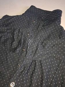 Chic Black Polka Dot Midi Dress