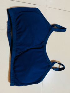 Navy Blue Cropped Tank Top