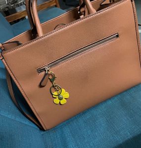 Pocket Sunshine Bag Charm |  Daisy- Handmade