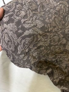 Brown Floral Maxi Dress