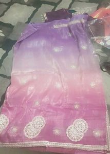 Pastel saree