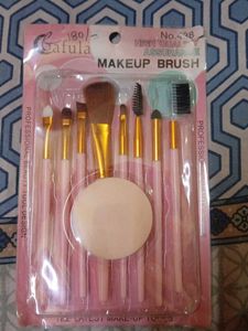 Complete Makeup Brush Set with Sponge