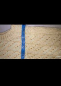 unique handmade cream men sweater