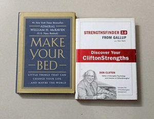 Make Your Bed & Strength Finder 2.0 Books