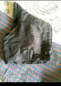 Elegant Black Silk Blouse