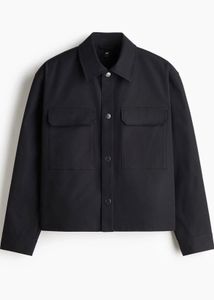 H&M brand size S  Black overshirtJacket